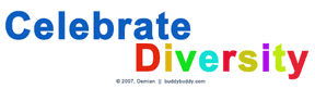 Celebrate Diversity - graphic by Demian