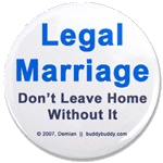 Legal Marriage: Dont Leave Home Without It - graphic by Demian