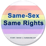 Same Sex: Same  [image: rainbow flag] - graphic by Demian